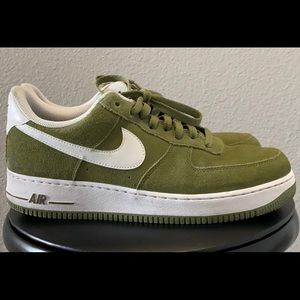 Green Suede Air Force 1